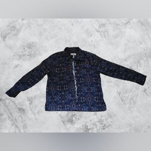 Vintage ☆Carribean Joe☆ Long- Sleeve Button Up